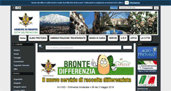 Desktop Screenshot of comune.bronte.ct.it