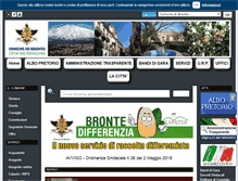 Tablet Screenshot of comune.bronte.ct.it